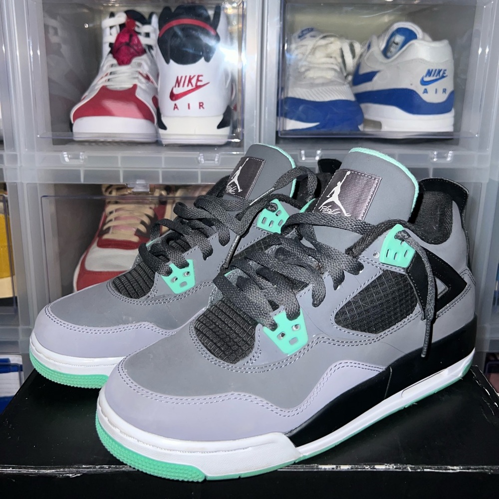GUC Jordan 4 Green Glow 6.5Y